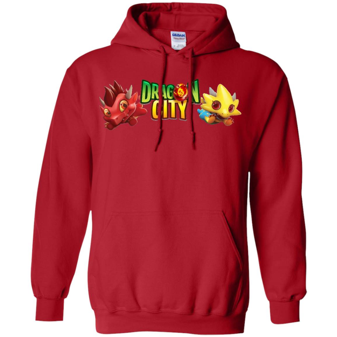 Dragon City Dragon City Logo TShirt Grass Place